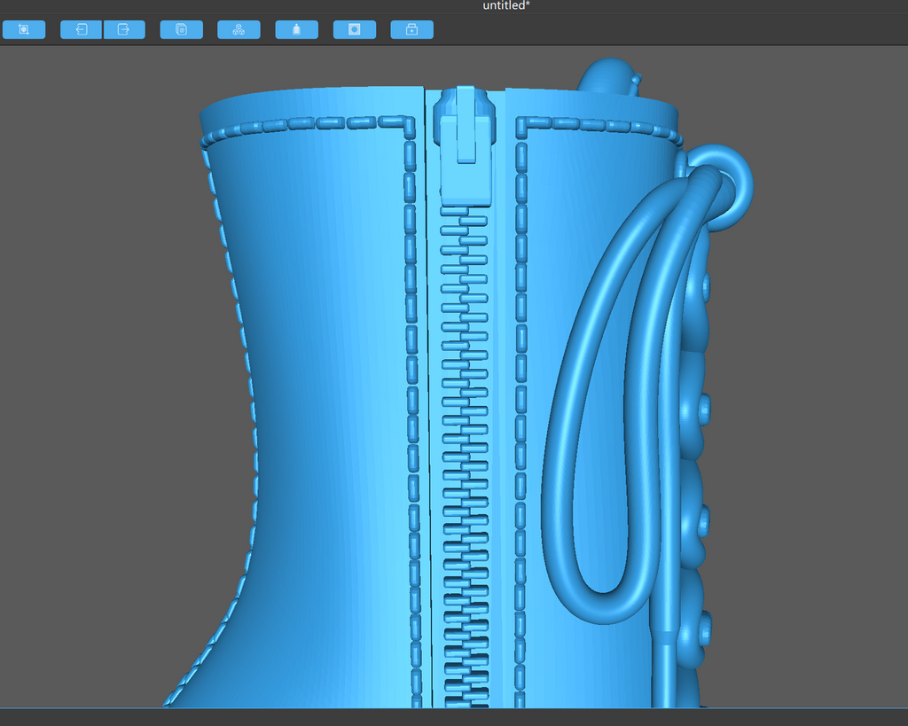 Tiffany - Tall Platform Ankle Boot STL Pair – Right & Left Ankle Boot 3D Print Files for Pole Dancers, DIY Jewelry, Decor, or Fidget Toy. Barbie Bimbocore, Bratz Fembot, Fashion Stilettos