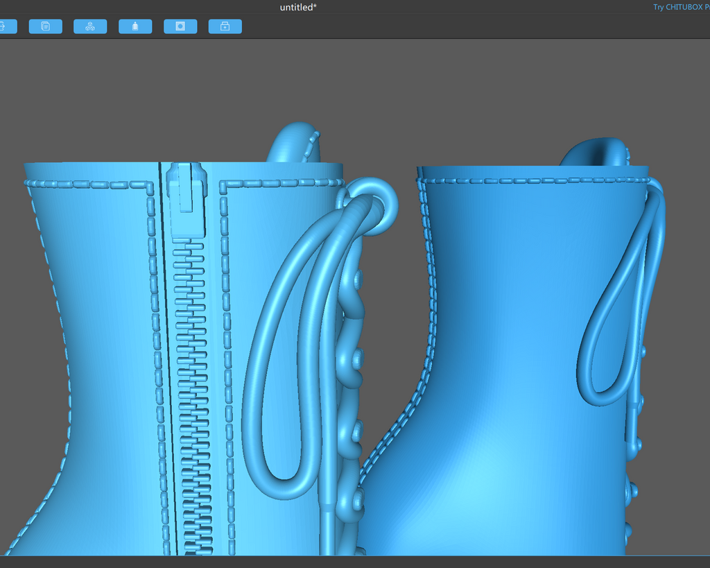 Pamela - Platform Ankle Boot STL – Right & Left 3D Print Files for Pendants, DIY Jewelry, Fidget Toys, or Mini Décor, bimbocore, Bratz, Fembot, Barbie Dollcore Fashion Stiletto
