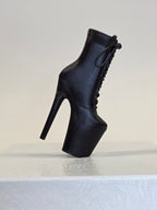 Platform Ankle Boot Pendant Necklace Black - on Tippy Toe